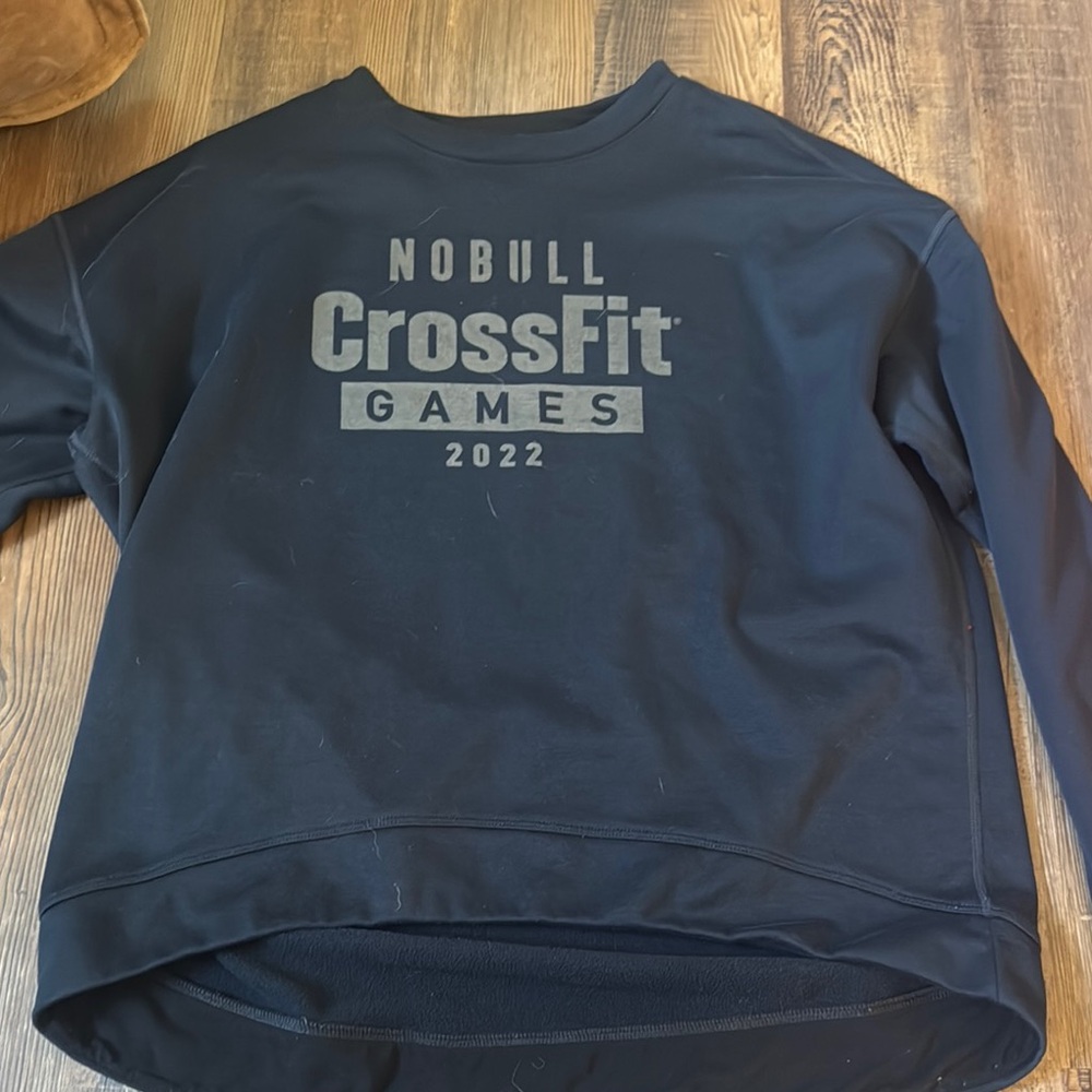 NOBULL Blue Long Sleeve Crew Neck Sweatshirt